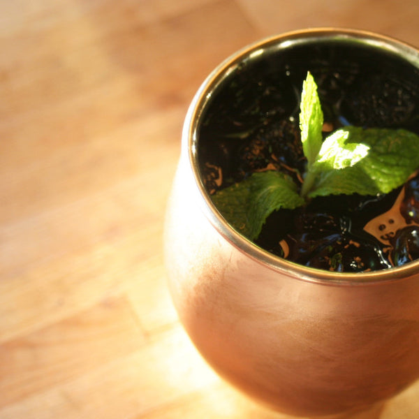 Blueberry Moscow Mule Cocktail