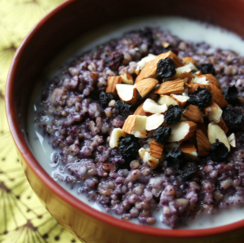 Blueberry Steel Cut Oats